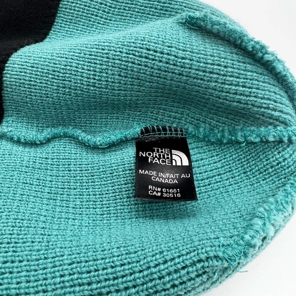 THE NORTH FACE UNISEX ACRYLIC TEAL WINTER HAT ONE SIZE FITS ALL - Picture 3 of 10
